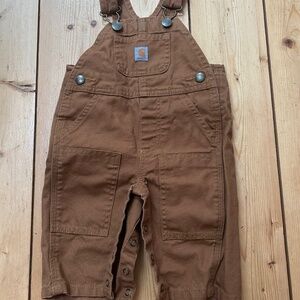Baby Tan Carhartt Overalls (sz 3 month)